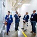 Delegates take a tour of the Shape Corp. Innovation Design Center